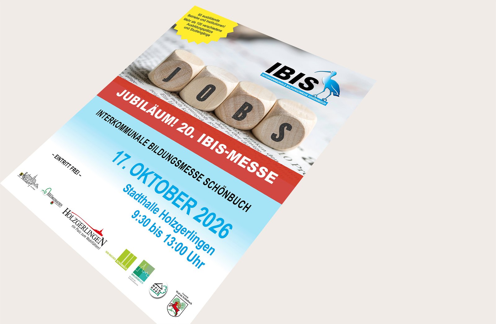 Plakat Ausbildungsmesse IBIS 2026